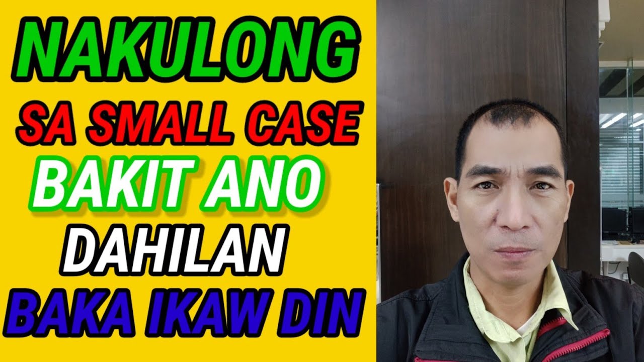 NAKULONG SIYA SA MALIIT NA KASO