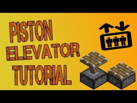 Minecraft Xbox 360 | How To Build A Piston Elevator Tutorial | - YouTube