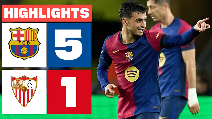 FC BARCELONA 5 - 1 SEVILLA FC I HIGHLIGHTS LALIGA EA SPORTS