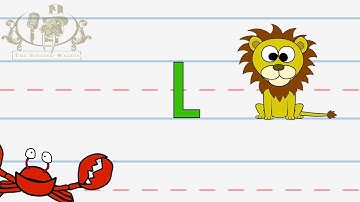 Write the letter L | Alphabet Writing lesson for children | The Singing Walrus