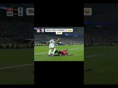 WAS THIS A PENALTY Realmadrid Mbappe 