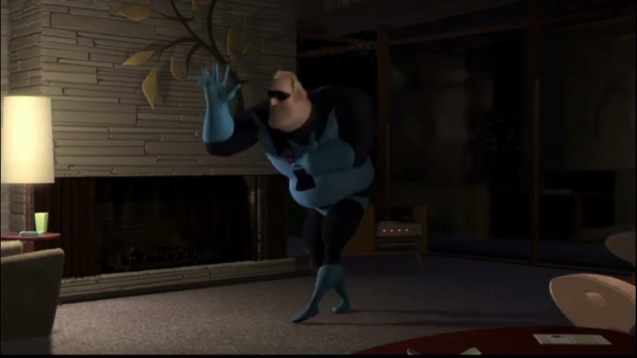 Mr Incredible Dancing To True To Your Heart From 98 degrees and Stevie Wonder