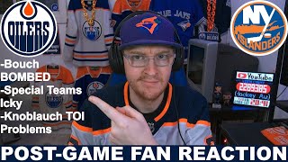 Playing With Fire Post-Game Fan Reaction Oilers Vs Islanders