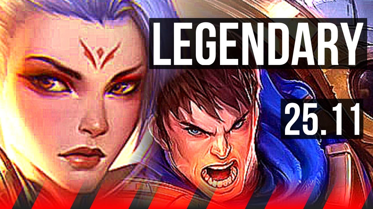 RIVEN vs GAREN (TOP) | 6 solo kills, Legendary | NA Master | 25.11