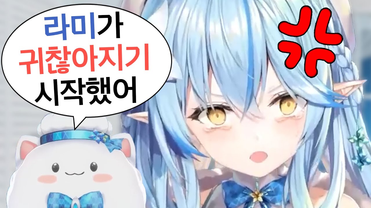 세상 서러워서 팬과 싸우려는 라미