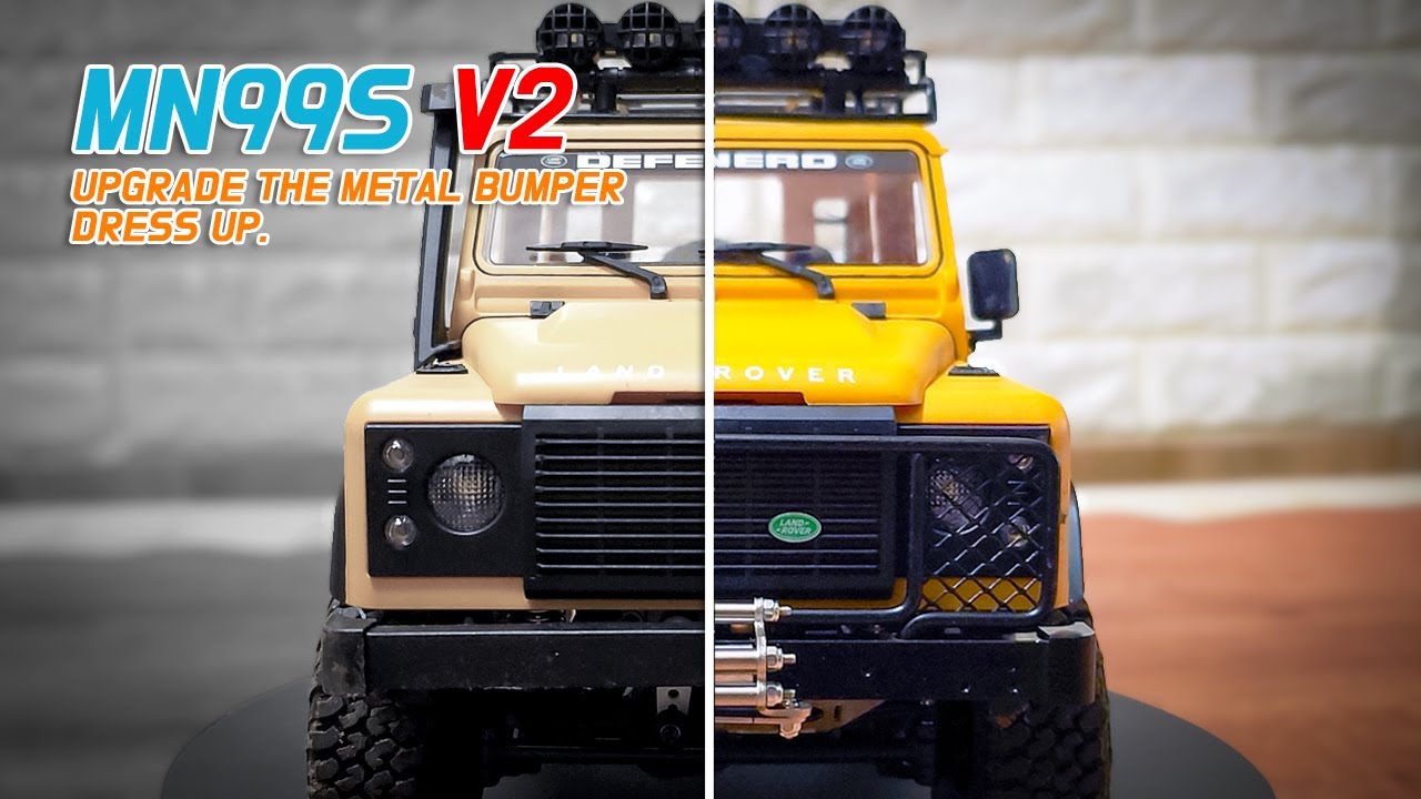 Rccars / mn99s v2 메탈범퍼 드레스업 업그레이드 하기. / Upgrade the mn99s v2 metal ...