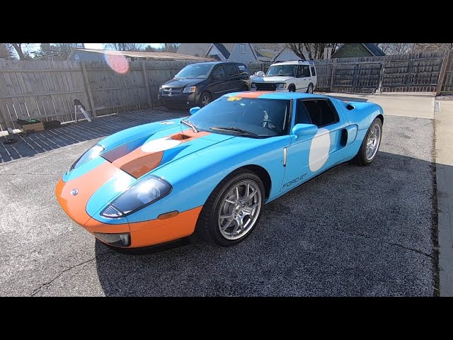 2006 Ford GT Heritage Edition with 22 original miles: Cold Start