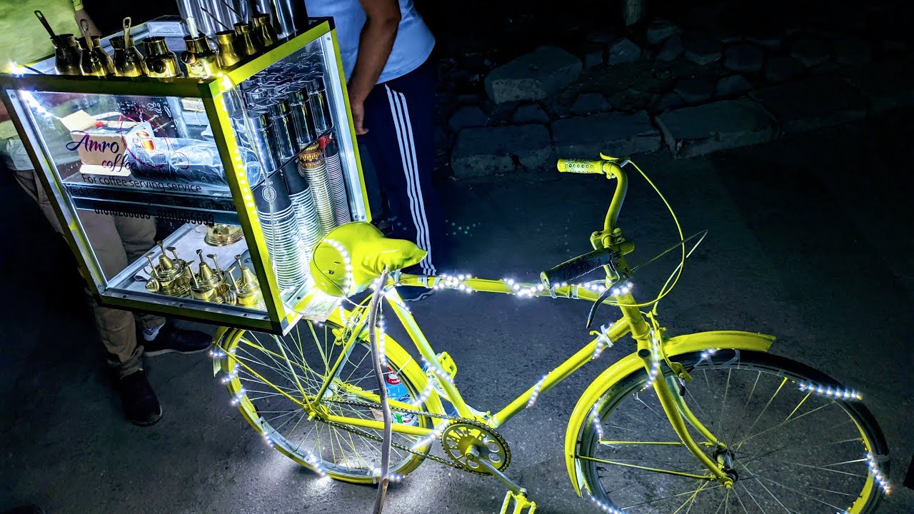 اول عجله قهوه علي السبرتايه في المعادي ميدان فيكتوريا Amro Coffee