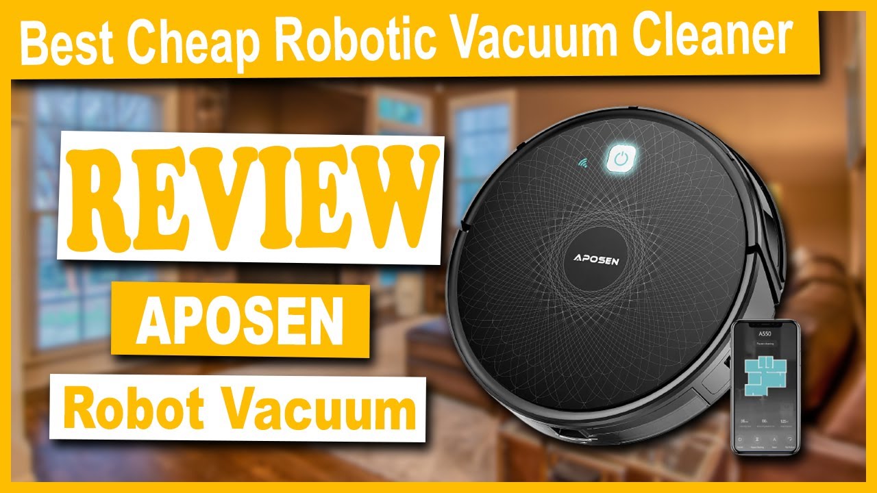APOSEN Smart WiFi Robot Vacuum with 