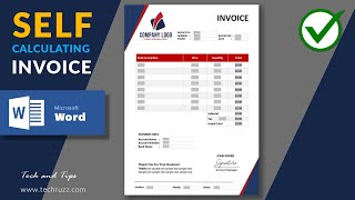 How to Create a Self Calculating Invoice in Microsoft Word