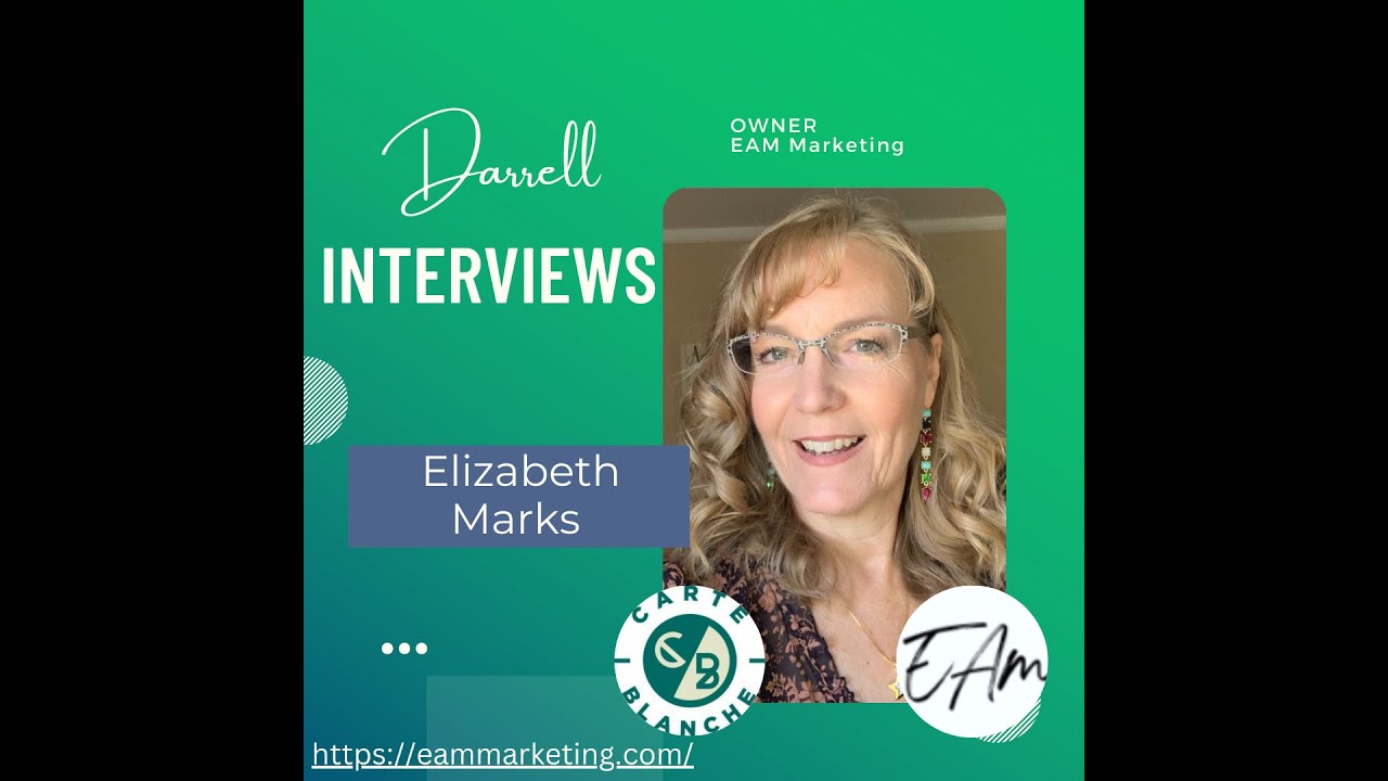 Darrell White interviews Elizabeth Marks