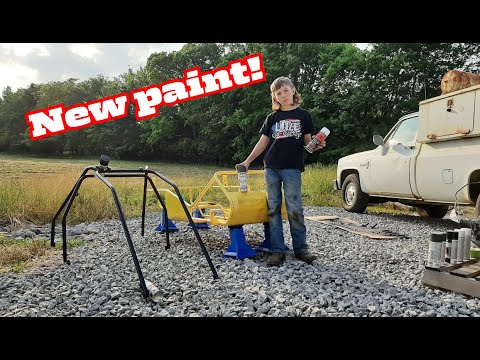 I STRIPPED My GoKart Down and Painted It CHEAP!