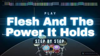 Information Flesh And The Power It Holds - Death | Drum Lesson Step by Step | 182 BPM Update