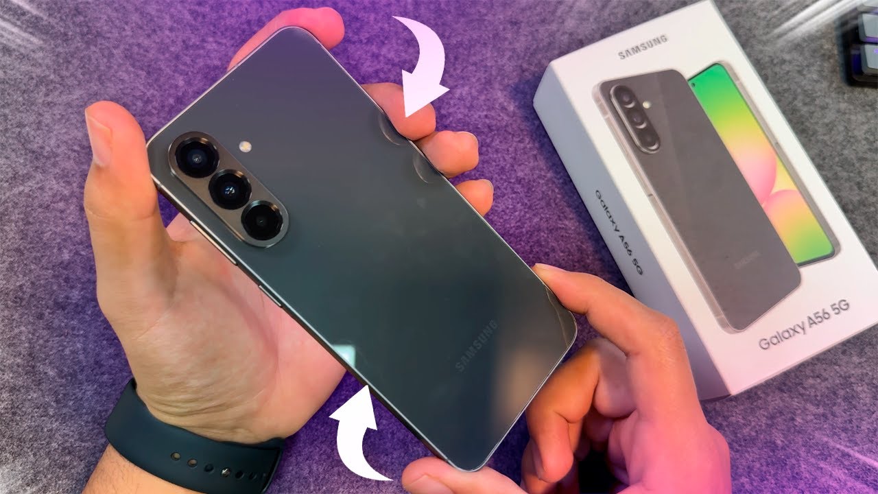 GALAXY A56 5G 256GB PRETO - UNBOXING E IMPRESSÕES