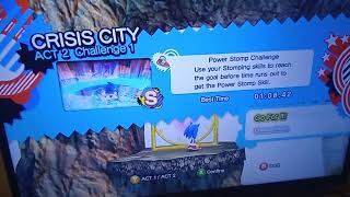 Sonic Generations Power Stomp Mission Record