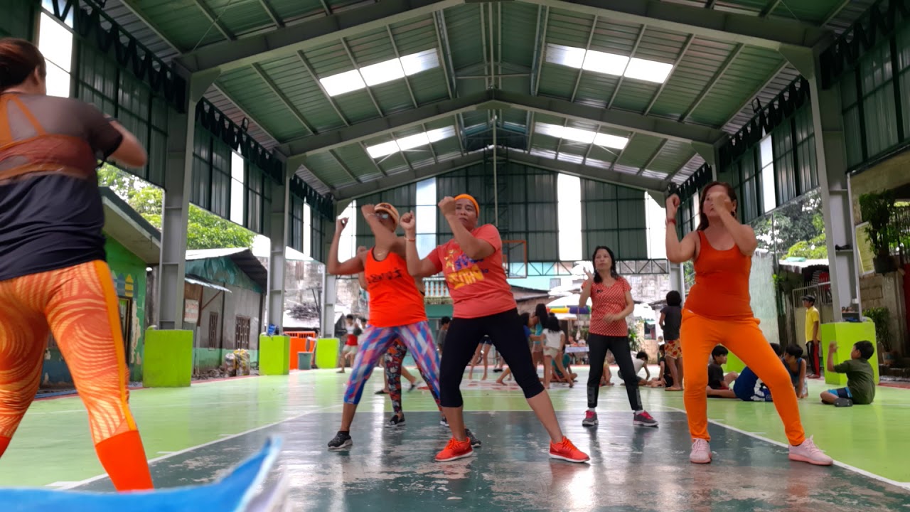 Zumba gold in orange mode 13 dancing in the street