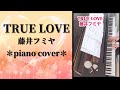 TRUE LOVE【藤井フミヤ】piano cover
