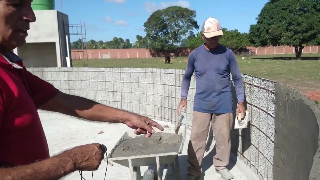 Como é o acabamento do tanque de ferro e cimento? Veja!