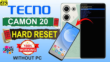 Tecno Camon 20 Hard Reset, Factory Reset Tecno (CK6N) Pattern Lock Remove Without Pc Password Forgot