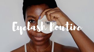 Easy Eyelash Routine (how to grow longer, stronger eyelashes) | Lakisha Adams