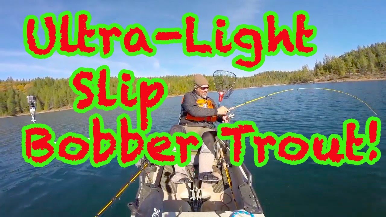 Ultra Light Trout Fishing With Slip Bobbers! 