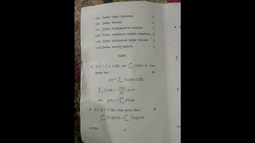 Wavelet ques paper M.Sc 4th sem