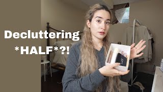 Decluttering *HALF* of all my makeup!? | Minimalist Makeup