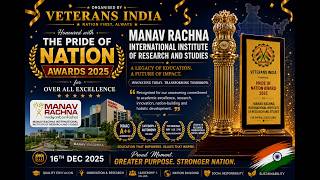 “Honoured for excellence in nation-building — MRIIRS shines at Pride of Nation Awards 2025.”