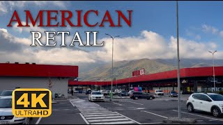 American Retail Park - New Shopping Mall in Peja City | 4K Walkthrough