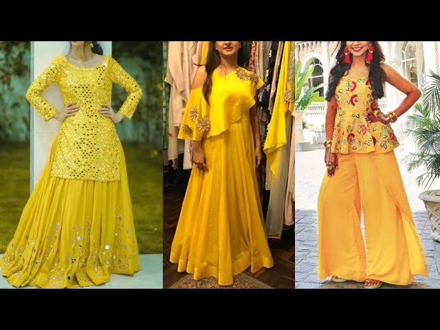 20 Stylish 'Haldi' Outfits For To-Be-Brides: From 'Bandhani'-Printed  Lehenga To Multi-Hued 'Sharara'