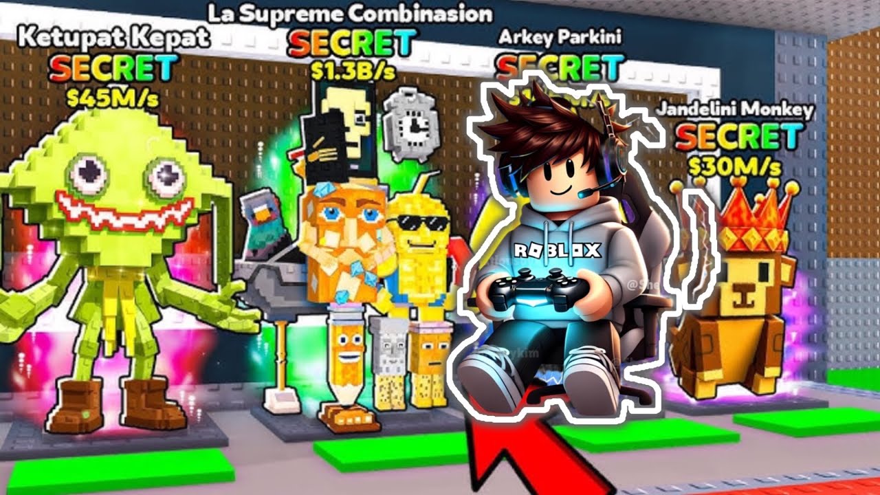 Best stilling in Roblox steel a brain rot giveaway Hw gamerz dady ...