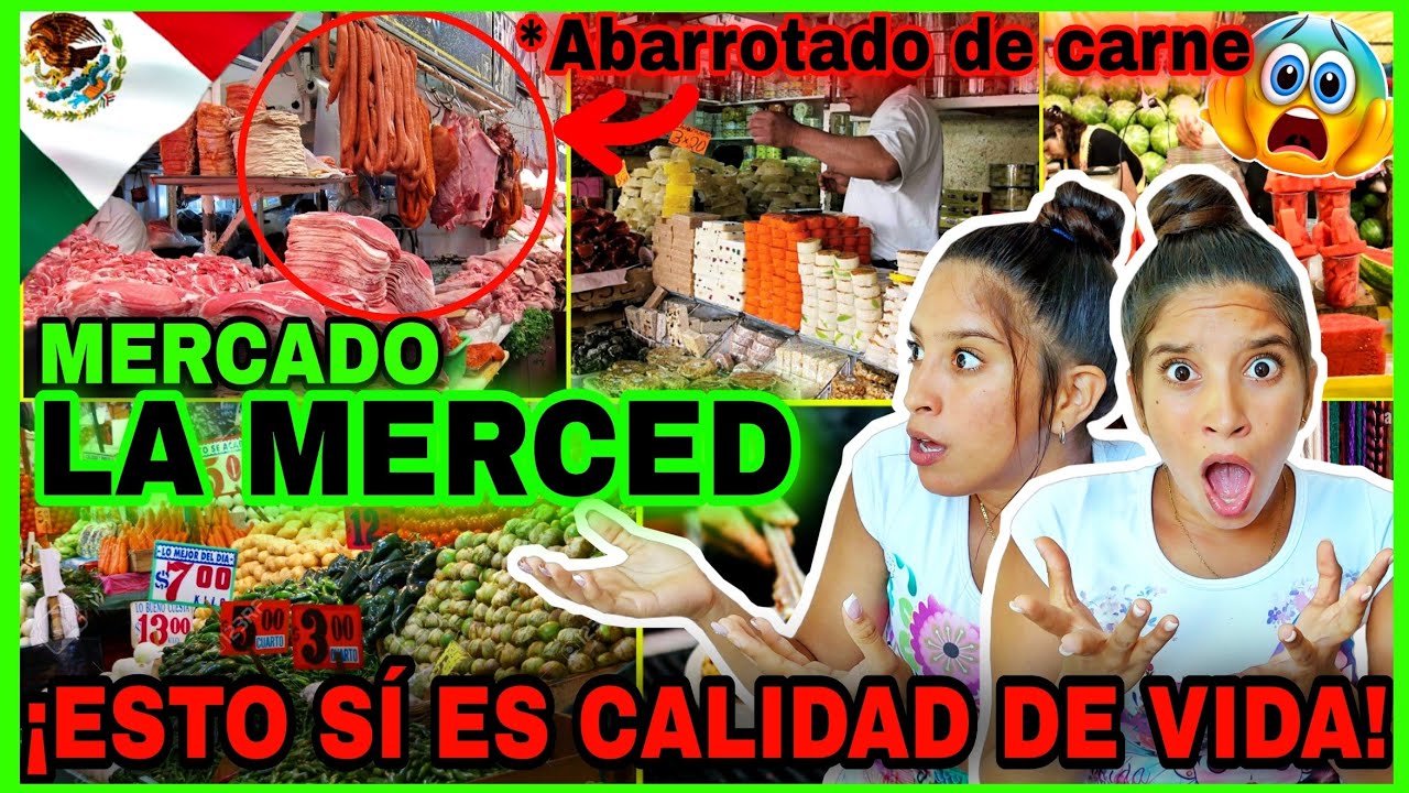 Mercado La MERCED México🇲🇽 2022 ¡Conseguir alimentos en este país es