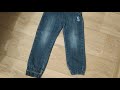 Как быстро удлинить детские джинсы / Вручную делаем детские джогеры длиннее