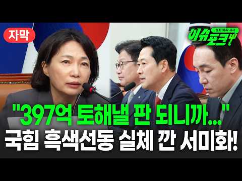 "397억 토해낼 판이니 흑색선동?" 윤석열·오세훈 2심 결심 앞두고 발악하는 국힘에 서미화 분노의 사이다 폭격!