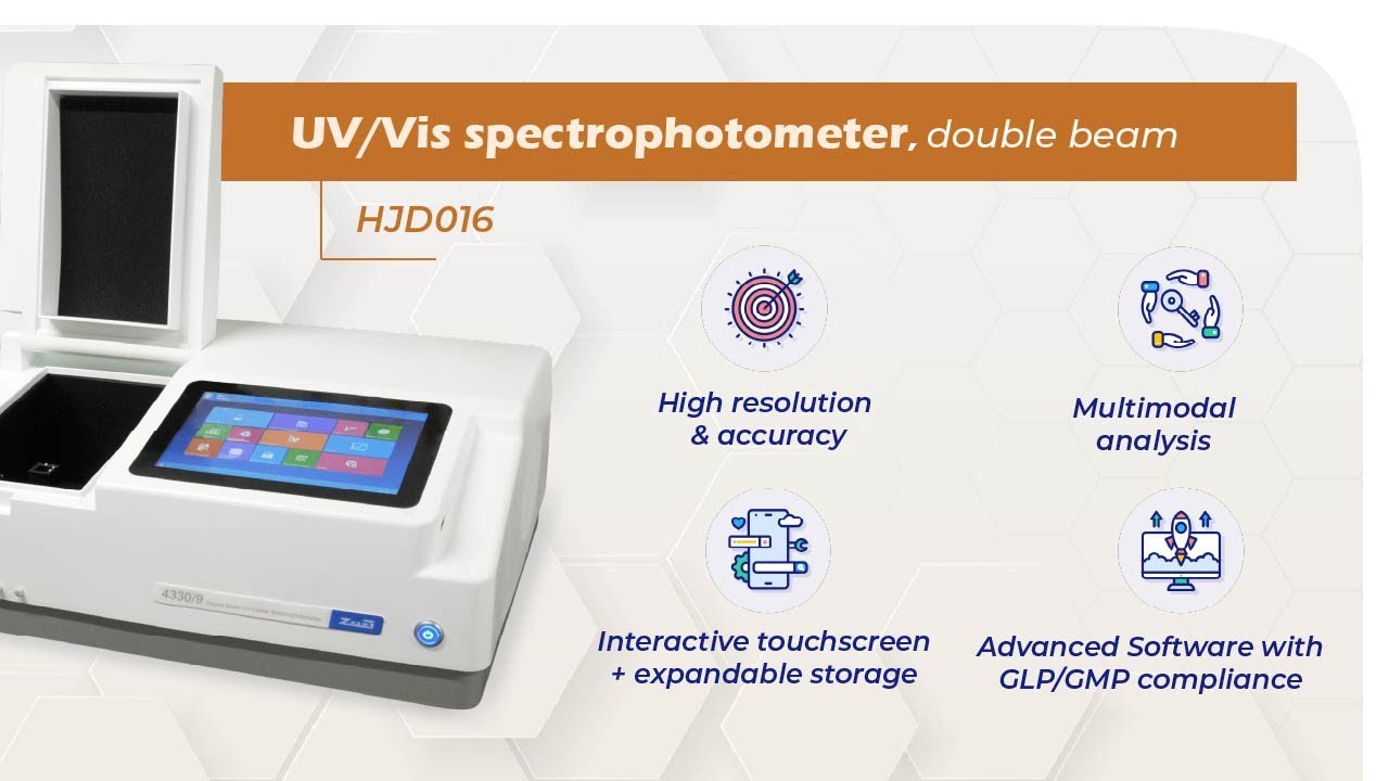 Zuzi double beam UV/Vis spectrophotometer, model 4510/7