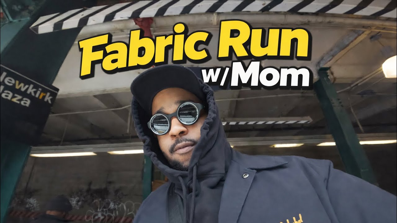  Fabric Hunt at Mood Fabrics | Designing Custom Pants W/Mom | ChinyJPG |