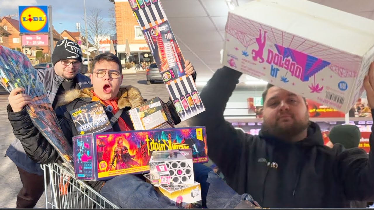 Viel zu viel Feuerwerk... Feuerwerk Einkaufstour Vlog 2025/26