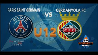 CERDANYOLA VS PARIS SAINT GERMAIN - U12 チックタックカップバルセロナスペインU12 2022パリ・サンジェルマン・フットボール・クラブ VS セルダニョーラ