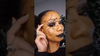 3D Spider Makeup - Aaliyah Jay inspired eye look #shorts #youtubeshorts