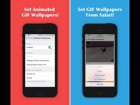 set gif wallpaper iphone