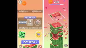 Juicy Stack Block&Tile Puzzle - Gameplay walkthrough 1