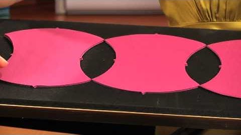 AccuQuilt Studio Apple Core Fabric Cutting Dies