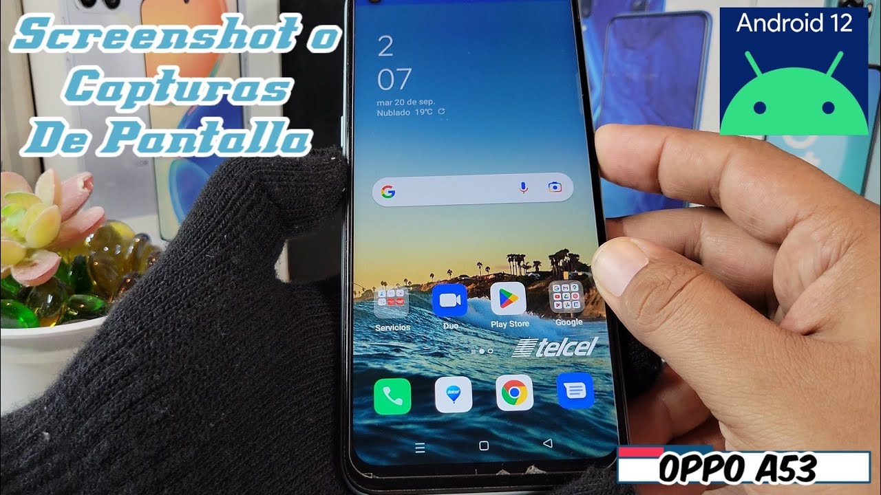 Como Hacer Capturas De Pantalla o Screenshot Oppo A53 Android 12 - YouTube