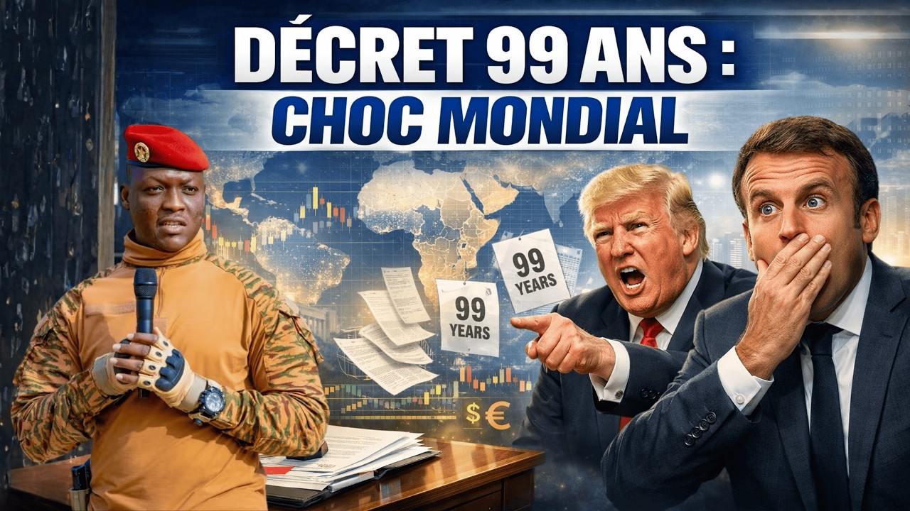 Ibrahim Traoré choque l’Occident : décret 99 ans qui inquiète marchés mondiaux