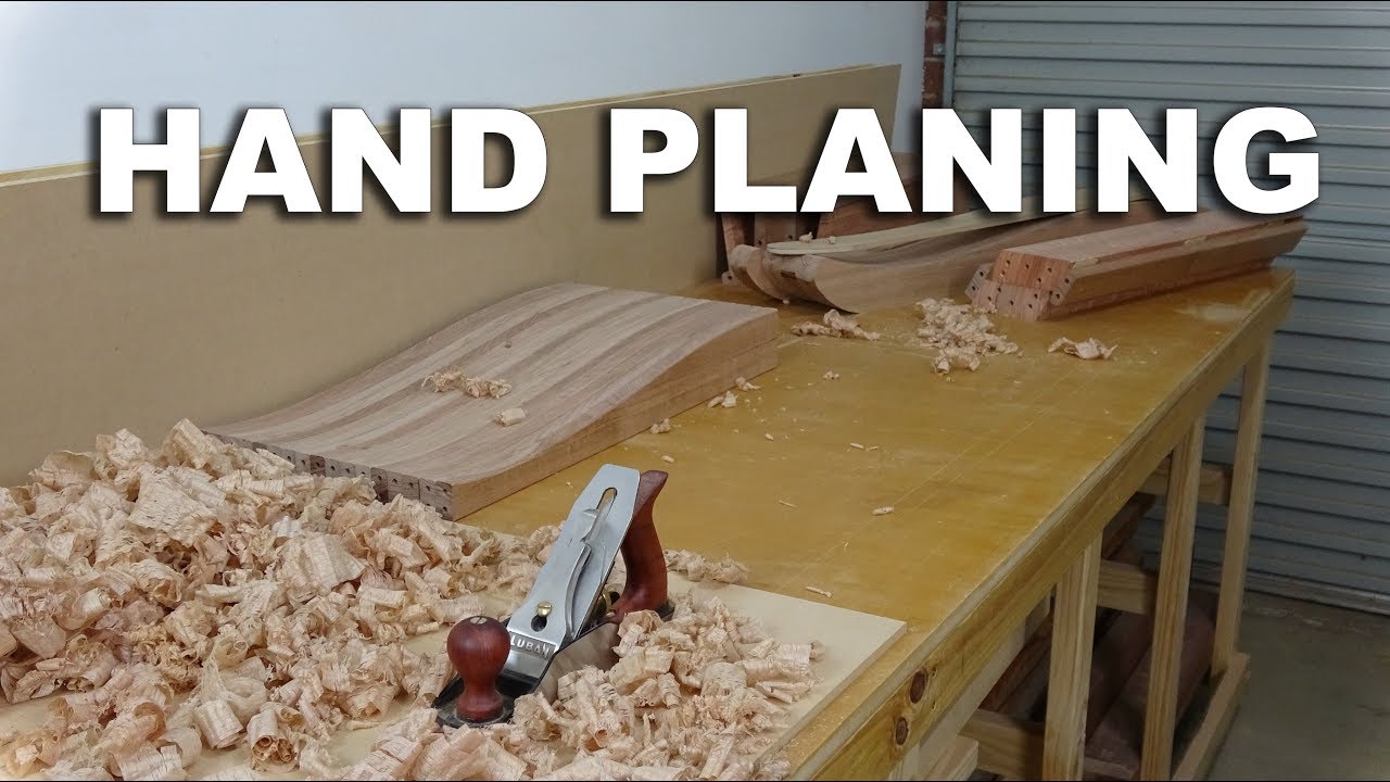 Smooth hand planing and glue up Baby Cot Vlog 13 YouTube