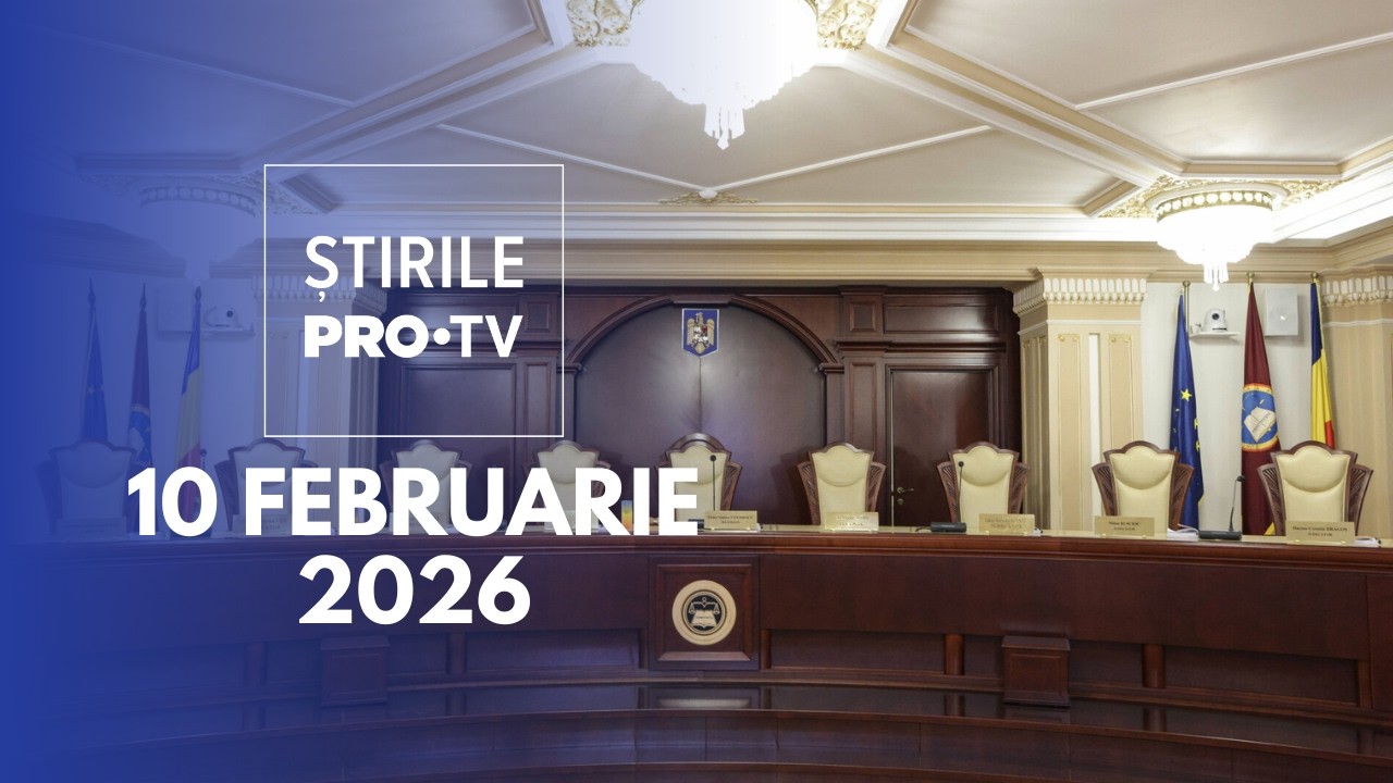 Știrile PRO TV - 10 Februarie 2026 | Ședința CCR, blocată de concediul paternal