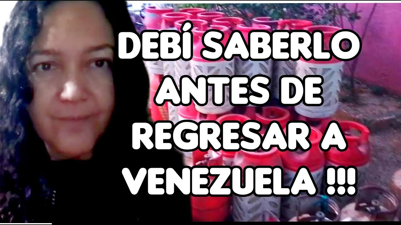 Debí SABERLO ANTES? Al Regresar a VENEZUELA? ‼️Así Recibimos  EL GAS ‼️ 