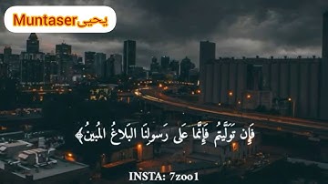 لتطمئن القلوب وأطيعوا الله وأطيعوا الرسول  القارئ رعد الكردي