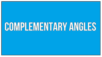What Are Complementary Angles - An Introduction / Maths Geometry