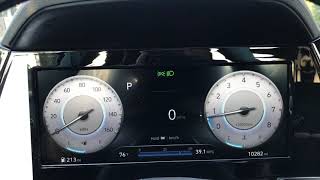 How To Turn On Your Digital Speedometer on Your 2021 Hyundai Elantra SEL Sedan Instructions Shown
